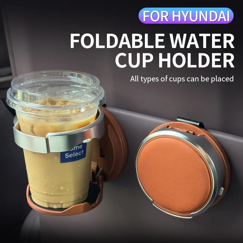 Universal Car Door Cup Storage Rack for Hyundai Tucson Elantra/Avante Santa Fe Sonata i20 i30 Palisade Kona IONIQ 5/6 Custo