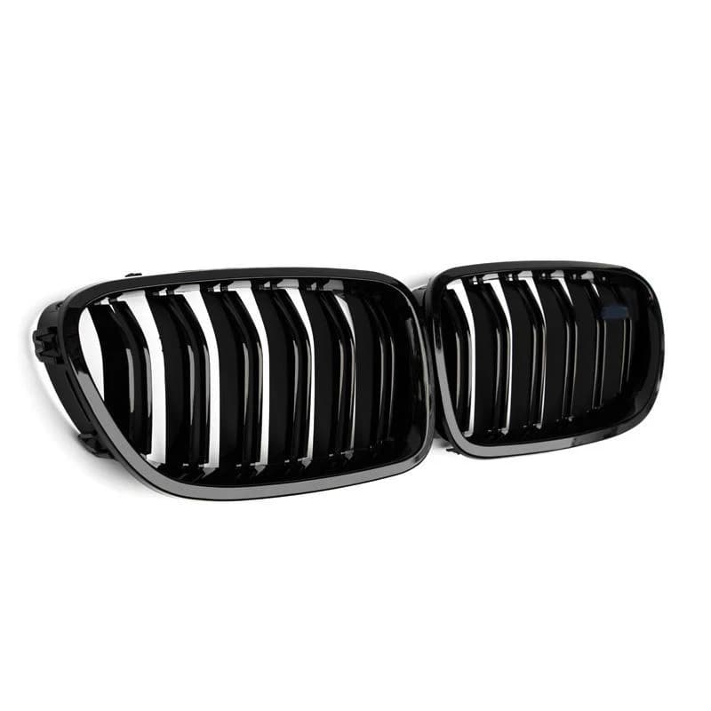 High Quality  F10 Car Bumper Grill Fit for BMW 5 Series F10 F18 2010-2017 Grille Gloss Black Front Grille