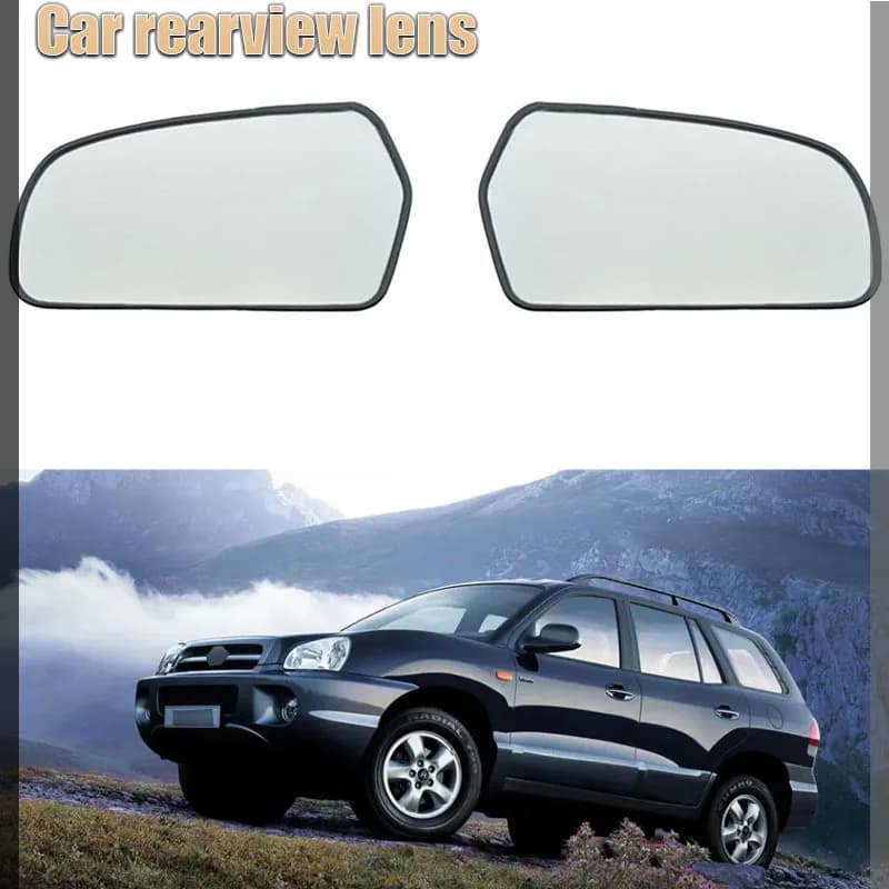 For 2000-2006 Hyundai Santa Fe models Replacing the rearview mirror glass with reverse lenses