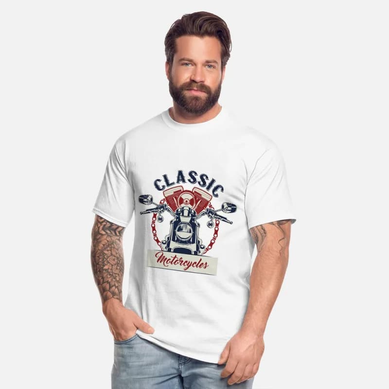 0415 Classic Motorcycles Gift t shirt for Cafe Racer Full Of Spee Graphic clothes 100% cotton printed tee All size Tops S-6XL