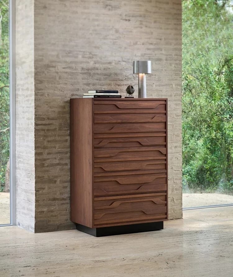 Home retro floor storage cabinet Bedroom side cabinet