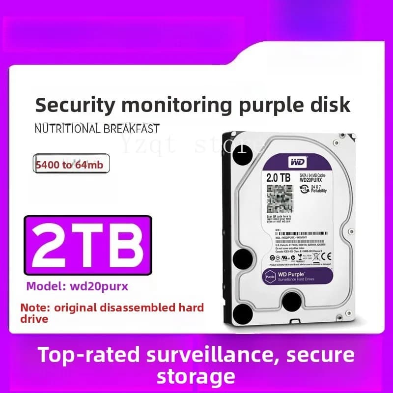 Used disassembly desktop 1TB 2TB 320G 500G 3T 4TBSATA serial port, mechanical hard disk, monitoring