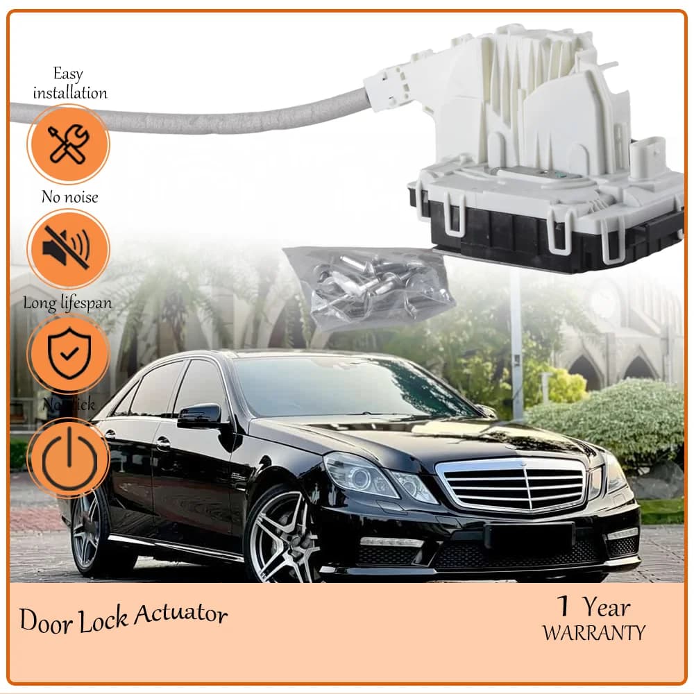 4 pin RHD Single Motor Door Lock Mechanism, Matches Up With Benz C E Class W204 A207 W212,Durable Front Left oem 2047201735