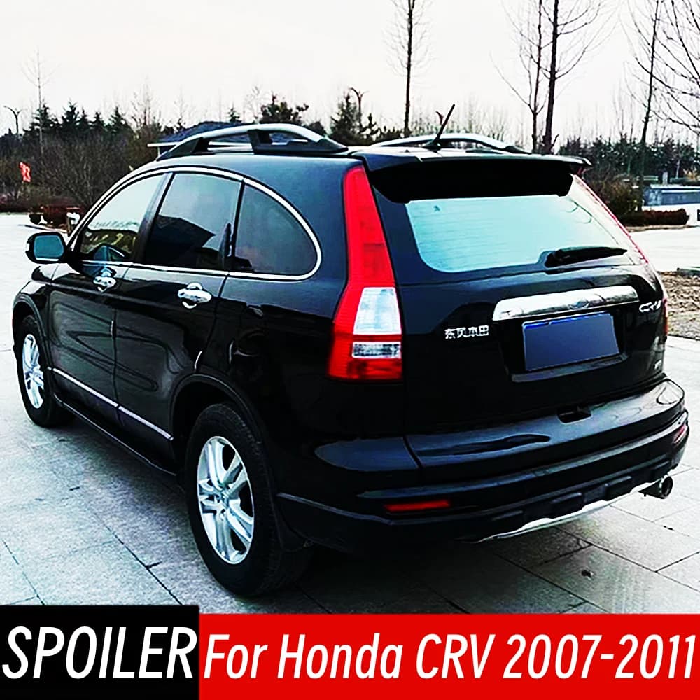 For Honda CRV 2007 08 09 10 11 Rear Roof Window Trunk Lid Boot Spoiler Wings ABS Plastic Car Exterior Tuning Accessories Parts