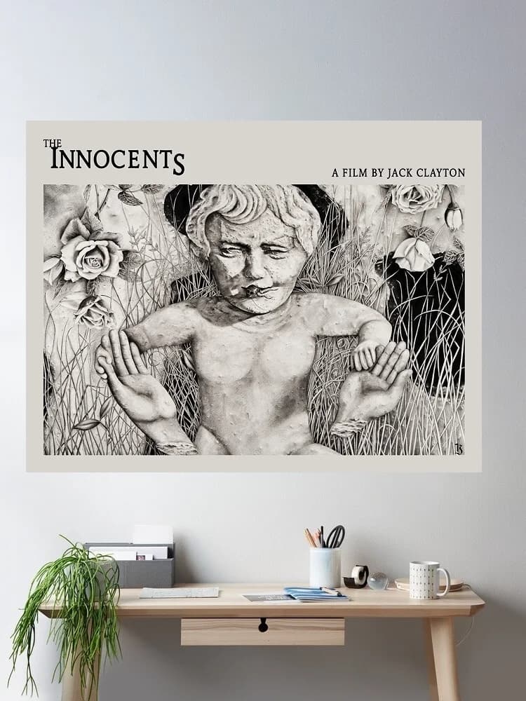 The Innocents Movie Art Print Canvas Poster, Living Room Decor, Home Wall Picture