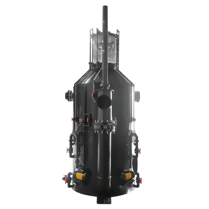 Fish pond large protein separator