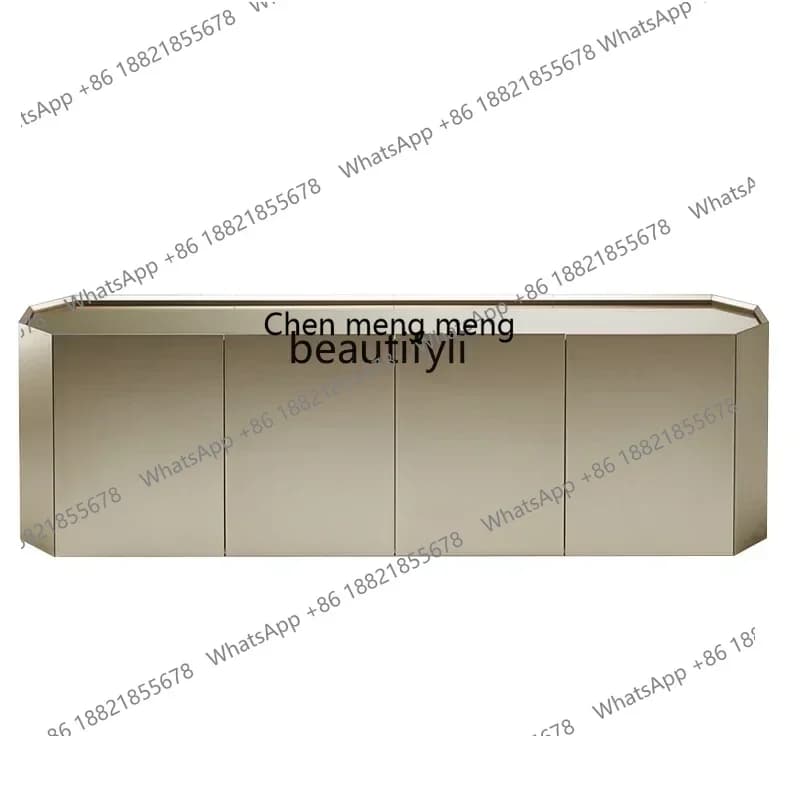 32American porch decorative cabinet modern simple light luxury partition cabinet Italian minimalist side cabinet