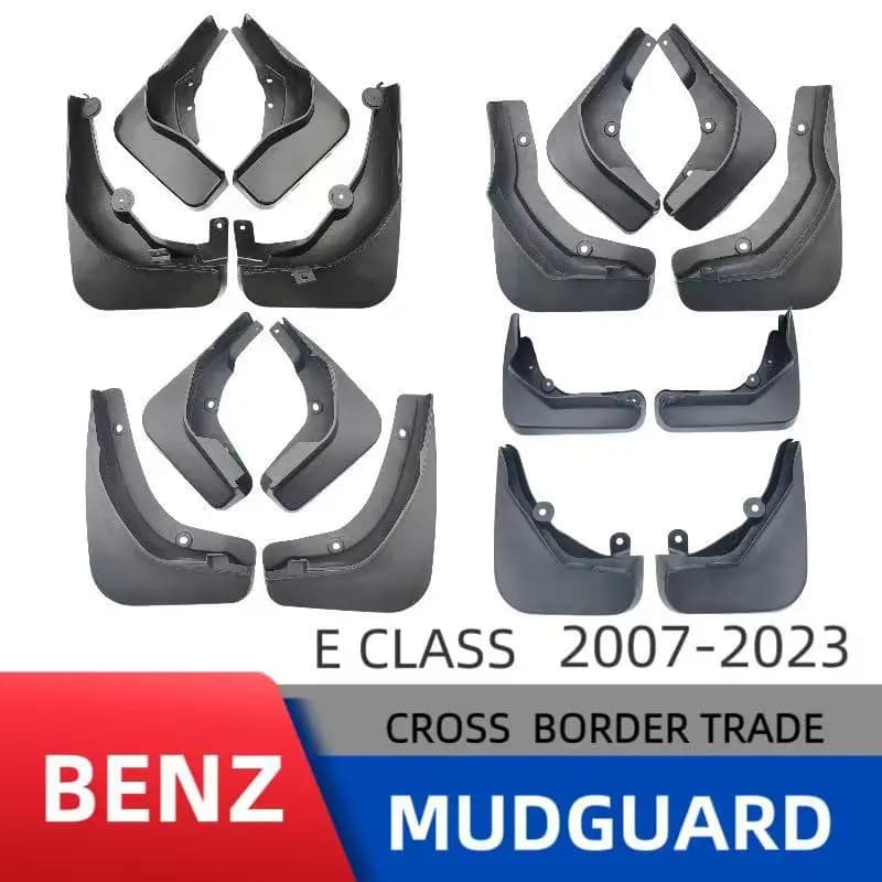 For 2007-2023 Mercedes-Benz E-Class Precision Fit Mud Flaps Cross Border Ready Model For Worldwide Automotive Parts Trade