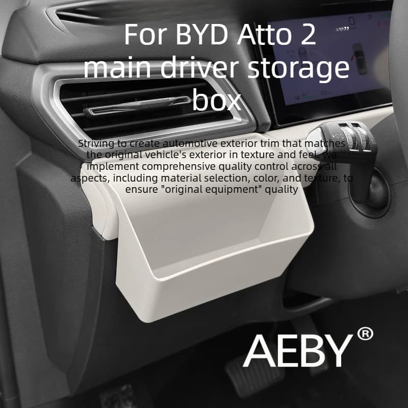 AEBY For BYD Atto 2 Smart Driving Edition 2024-2025 Driver Side Storage Box,Hidden Compartment for Small Items,Seat Organizer