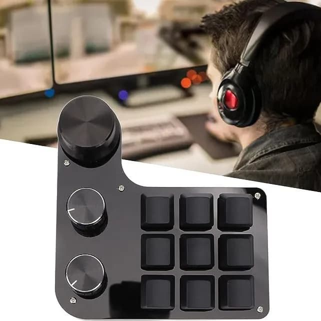 9 key design custom keyboard shortcut e-sports game mechanical hot swap custom
