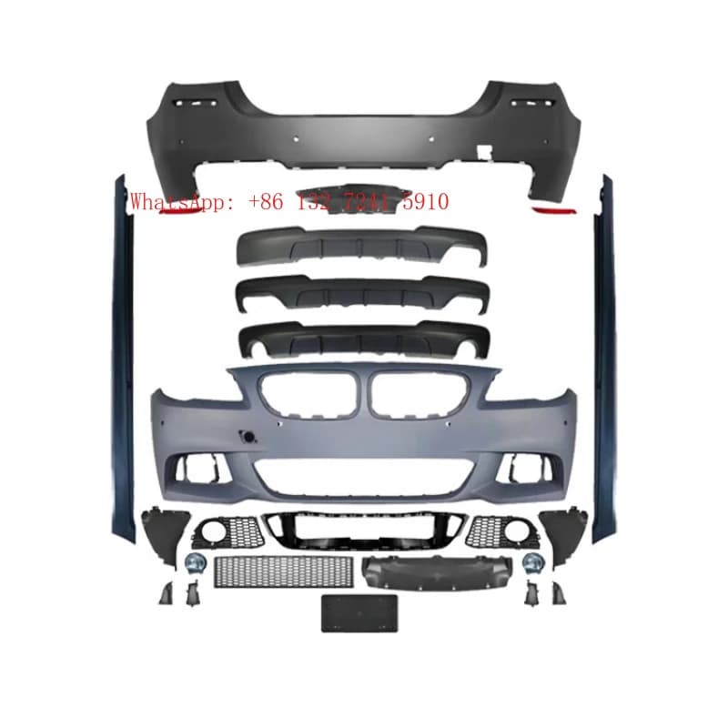 HS Suitable for 5 Series F10 F18 modification with M-Tech body kit, front and rear bumpers, front and rear lips and side skirts