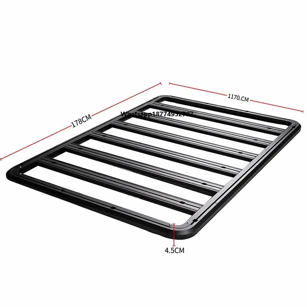 Factory Direct Car Roof Rack  Roof Mount Basket Luggage Durable Aluminium Steel Material Alloy Roof Rack for  Gladiator