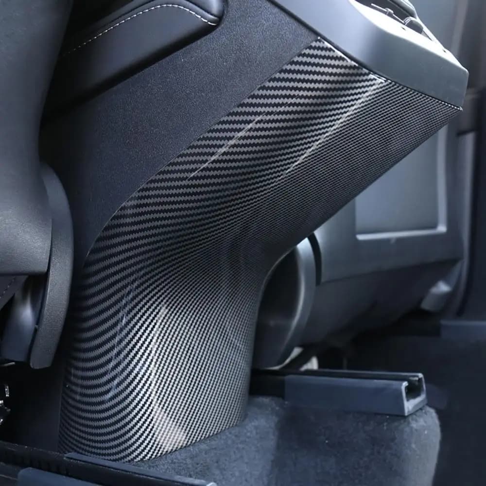 For Tesla Model 3(16-22) Model Y(20-24) Rear Air Condition Vent ABS Cover Trim Anti Kick Cover Protector