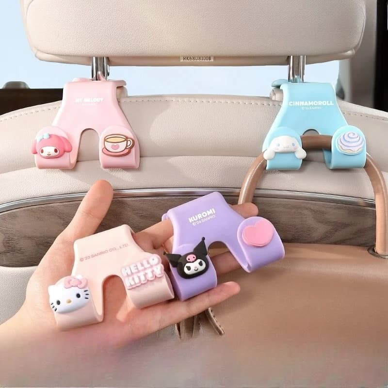 Car Seat Back Hook Headrest Mount Auto Vehicle Back Seat Organizer Car Accessories Hanging Hooks Storage Hanger Universal