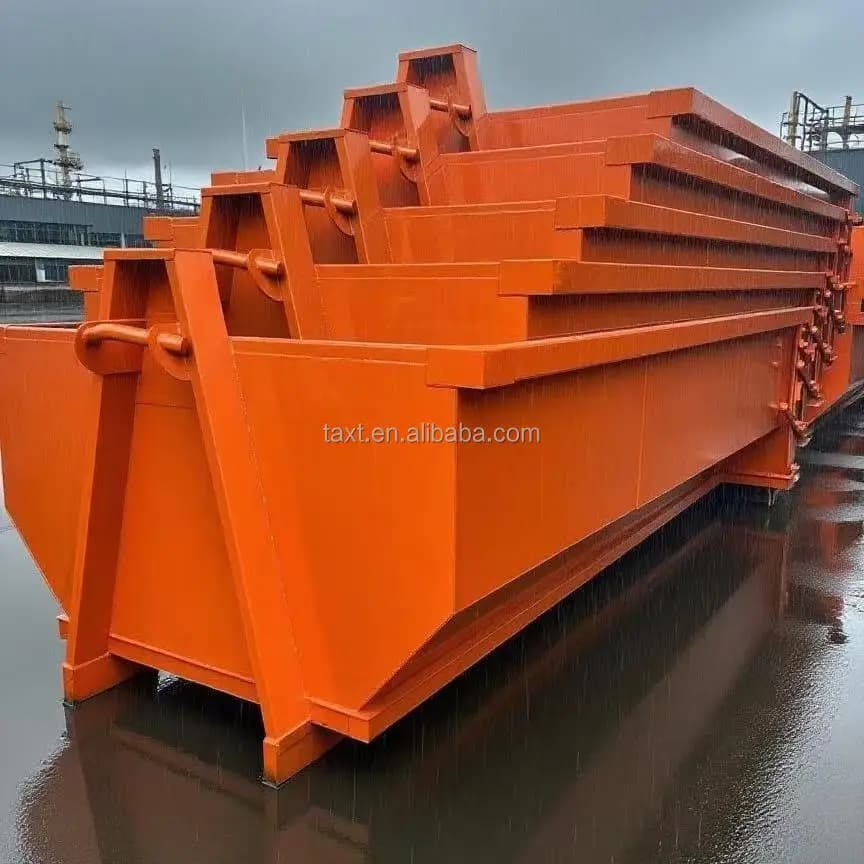 Hook Lift Dumpster Manufacturer for Construction Waste Recycling