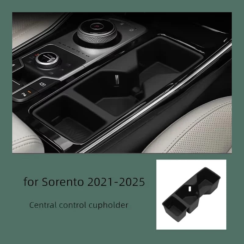 For 21-25 Sorento Central Control Water Cup Seat Shock Absorber Cover Restricted Beverage Storage Seat Modification