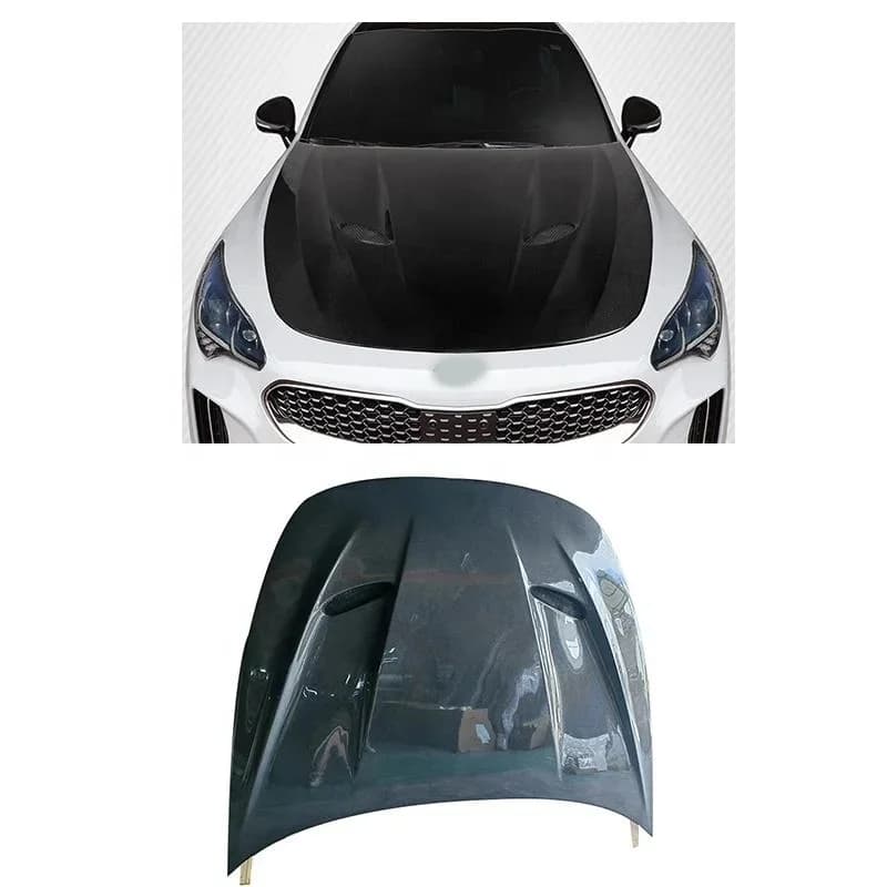 Carbon Fiber Engine Hood For Kia Stinger 2018-2023 Factory Direct Price Auto Bonnet