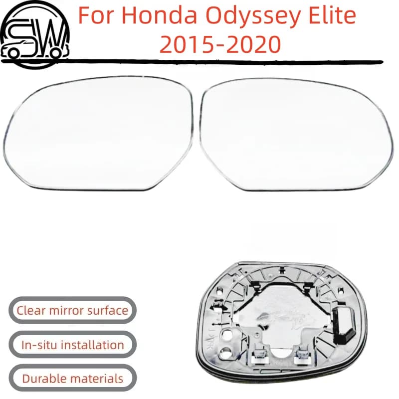 For Honda Odyssey Elite 2015-2020 model rearview mirror, side mirror lens, reflective mirror glass with heating function.