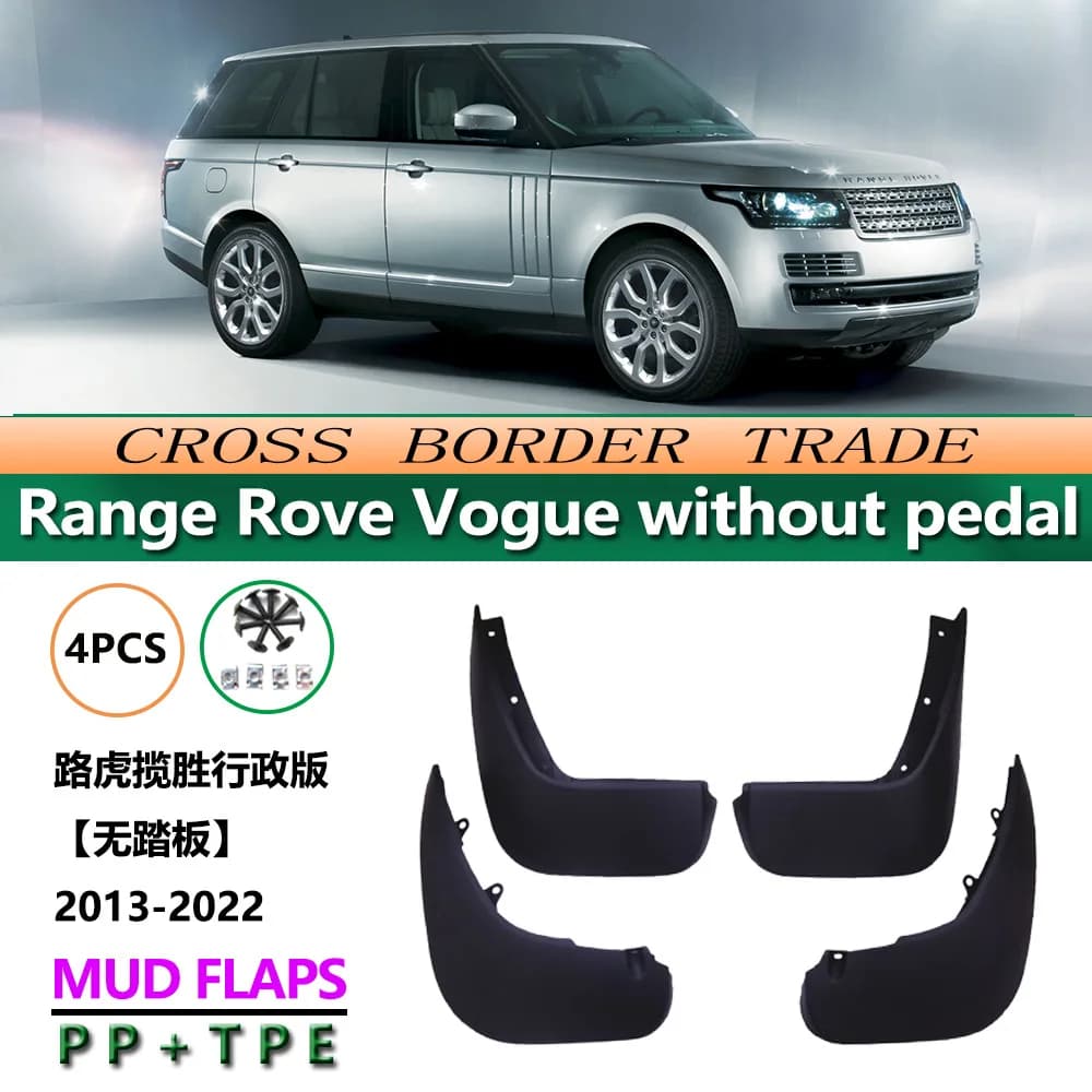 For Range Rover Vogue 2013-2022 Complete Protection Kit Front Rear Mud Flaps Splash Guards Easy Install