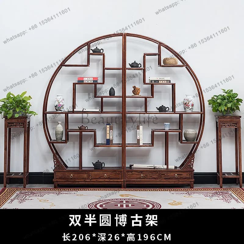 Bogu frame is all solid wood Chinese Duobaoge antique furniture