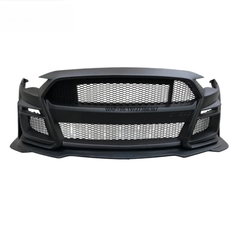 PP Material Front Bumper, Suitable for 2018-2022 Front Bumper Upgrade GT500