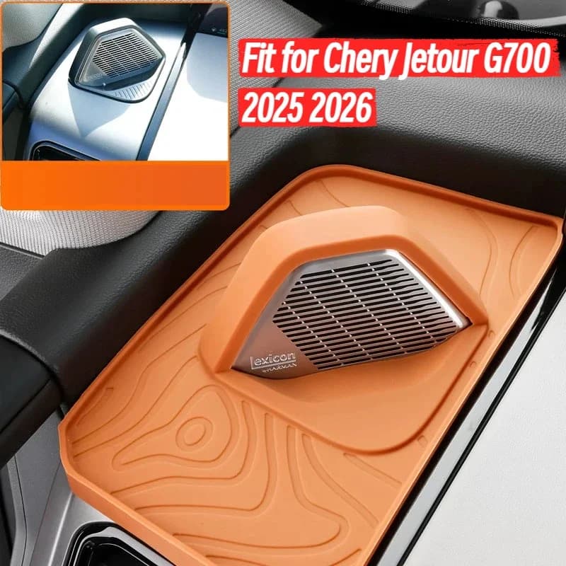 Fit for Chery Jetour G700 2025 2026 Car Central Control Horn Silicone Shading Protective Cover Automobile Interior Accessories