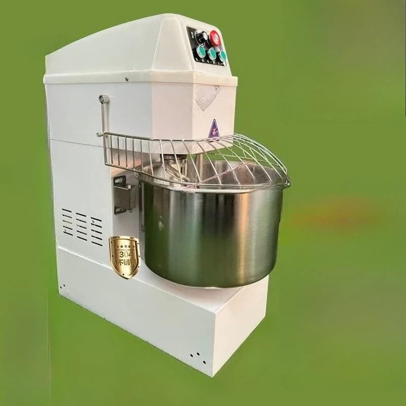 Commercial noodle machine, double action two speed mixer