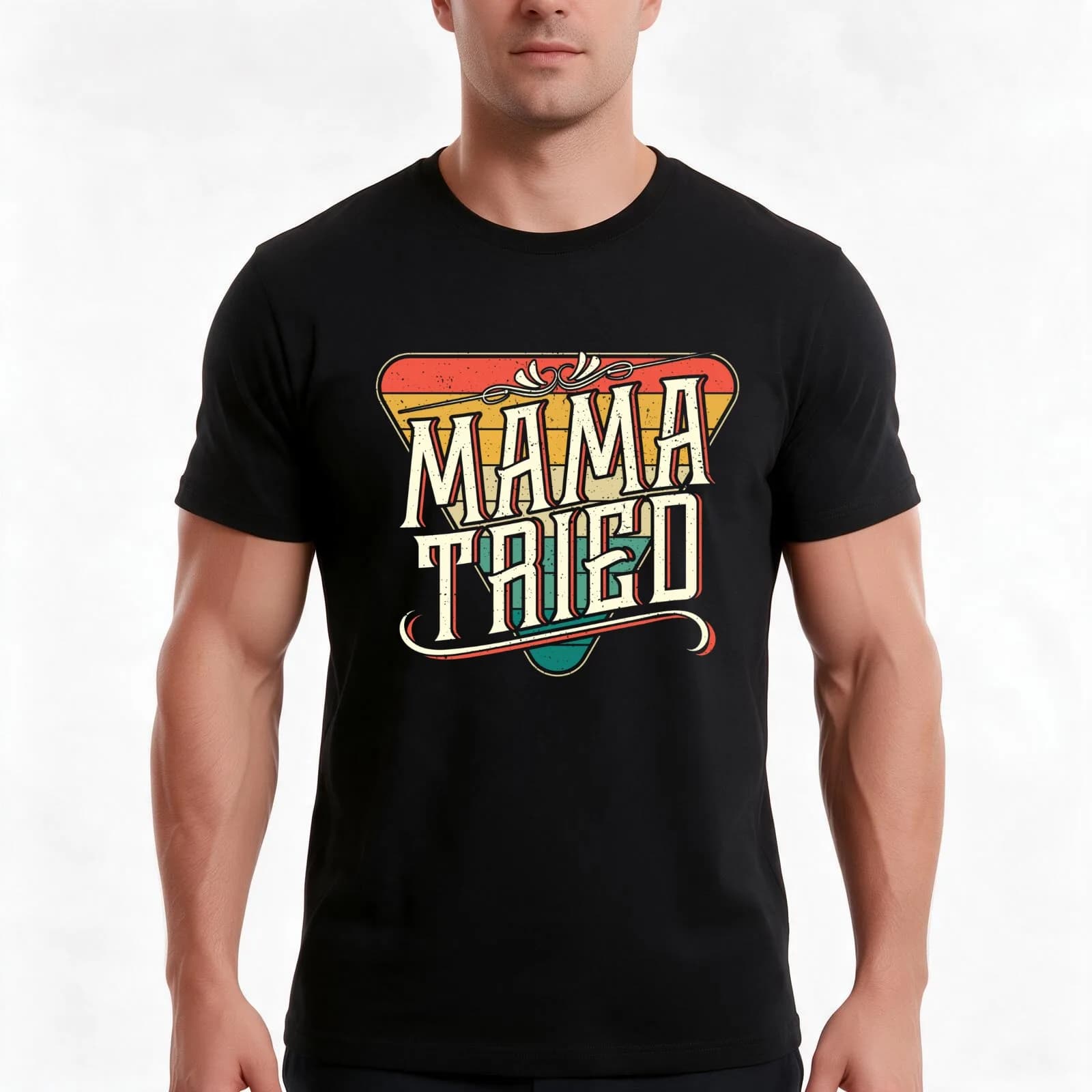 Mama Tried Vintage Country Music Outlaw T-Shirt, Summer Casual Cotton Tee, Oversized Streetwear Tops, Vintage Graphic Print