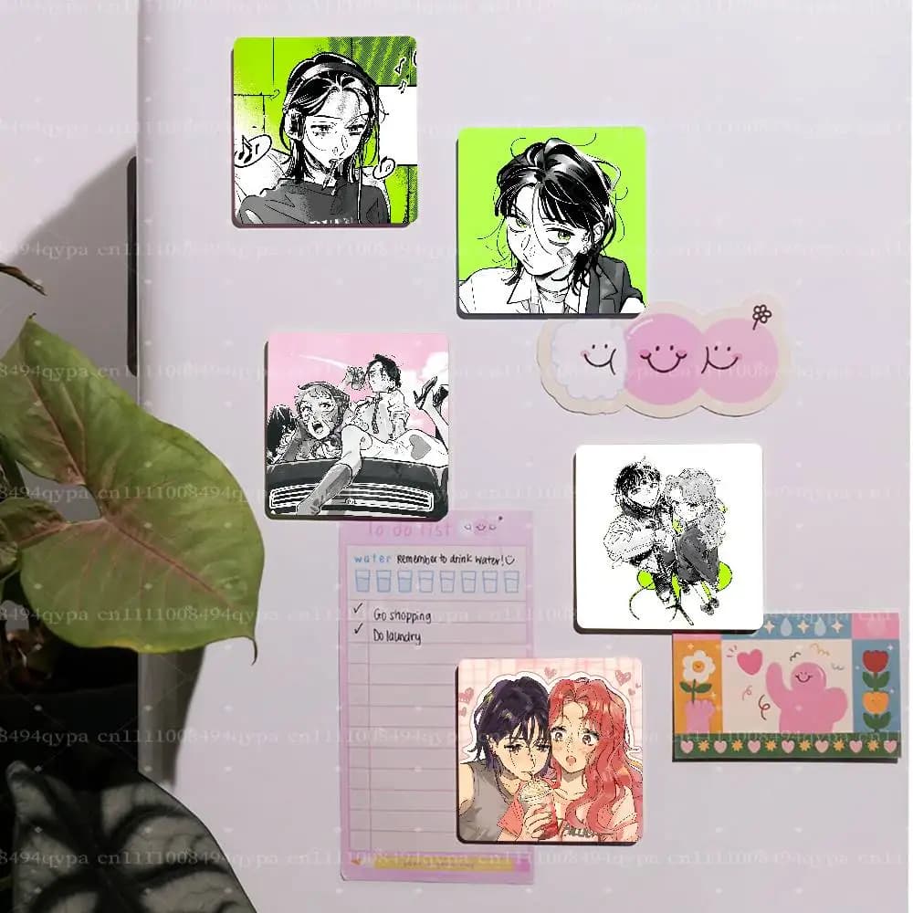Mitsuki T-Tgswiiwagaa Square Fridge Magnet Custom Printed Magnetic Sticker, Kitchen Refrigerator Decor Travel Souvenir Gift