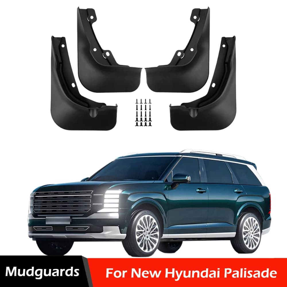 Mud Flap for Hyundai 2026 Palisade SE SEL Calligraphy Mud Splash Guard Front Rear 4PCS Mudguards Car Exterior Accessories