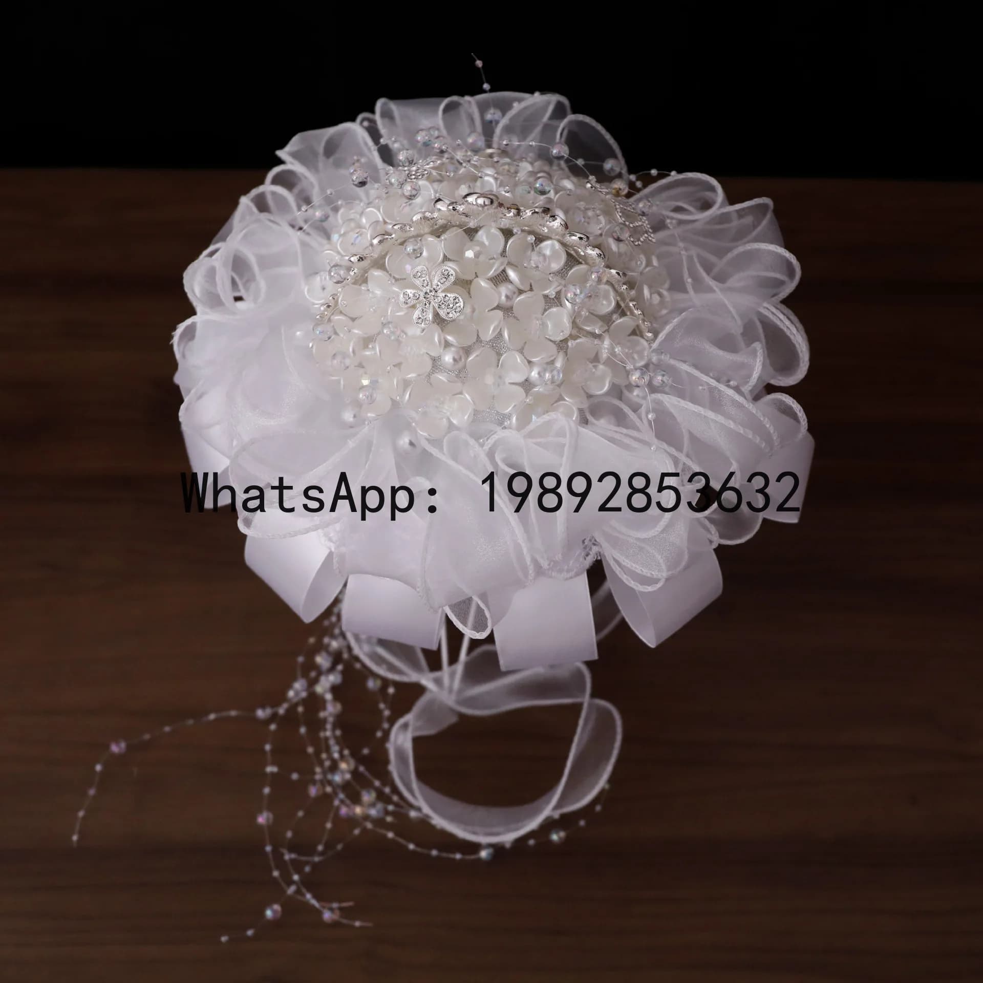 FS wedding dress bridal bouquet DIY material package imitation precious flower diamond bouquet handmade flower wedding gift