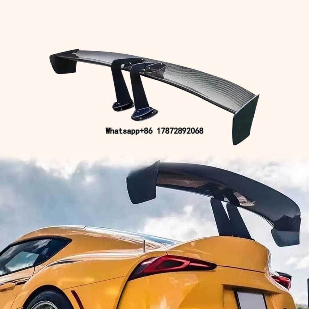 For Supra A90 2019-2022 Carbon VT Style High GT Rear Trunk Spoiler Wing