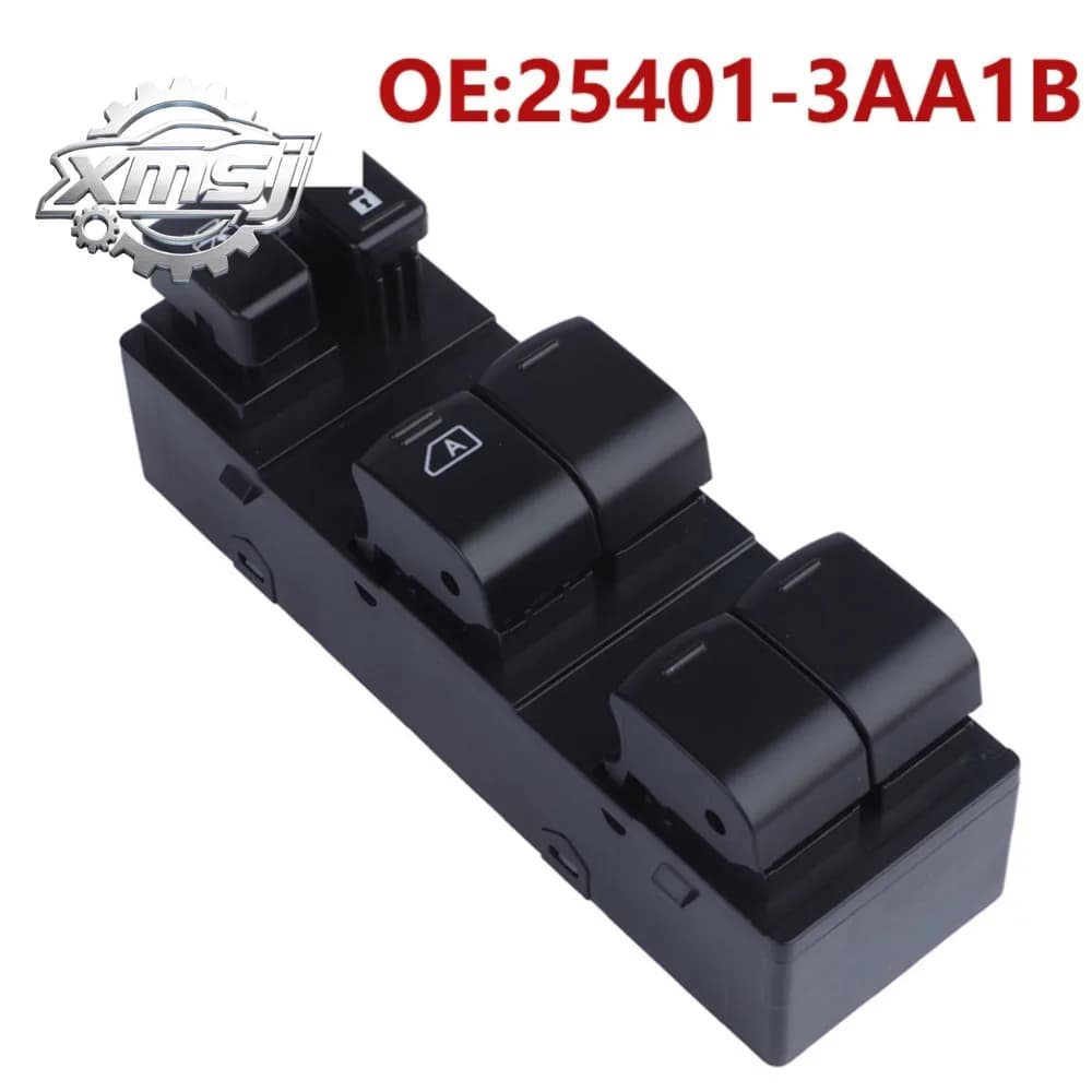25401-3AA1B 254013 Botón de interruptor principal de ventanilla eléctrica AA1B para Nissan Versa Note HR16DE 25401-3AA2B 1S14439