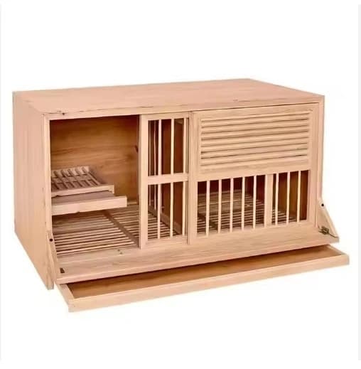 Pigeon breeding and matching cage wooden racing pigeon nest box outdoor set