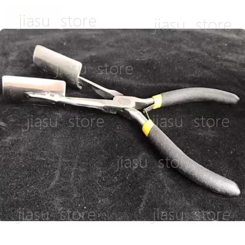 Leaf Vein Pliers with Serrated Jaw for Glass Blowing Lampwork Bead Making Tool Essential for Glass Art Craft