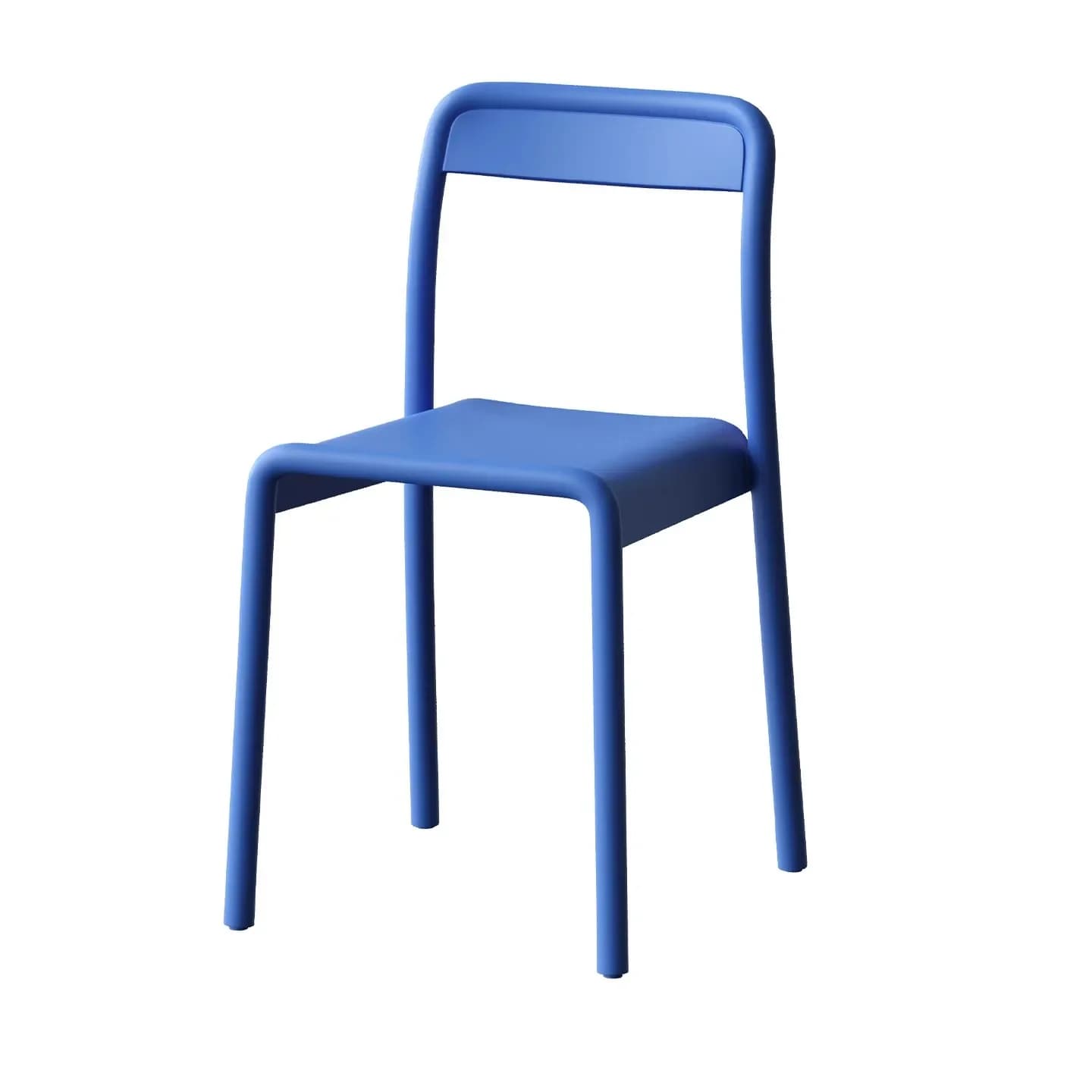 Simple Plastic Home Thick Back Chair Stackable Leisure Light Luxury High-end Dining Chair Dopamine Chair