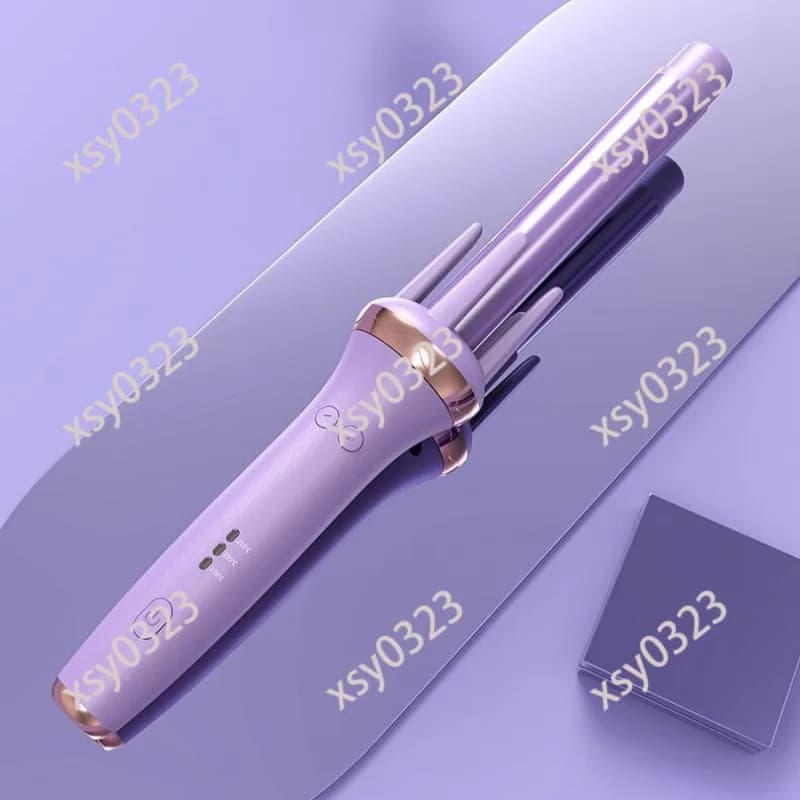 Auto Rotating Curling Iron, Negative Ion Anti-scald Hair Curler for Large Wave Styling