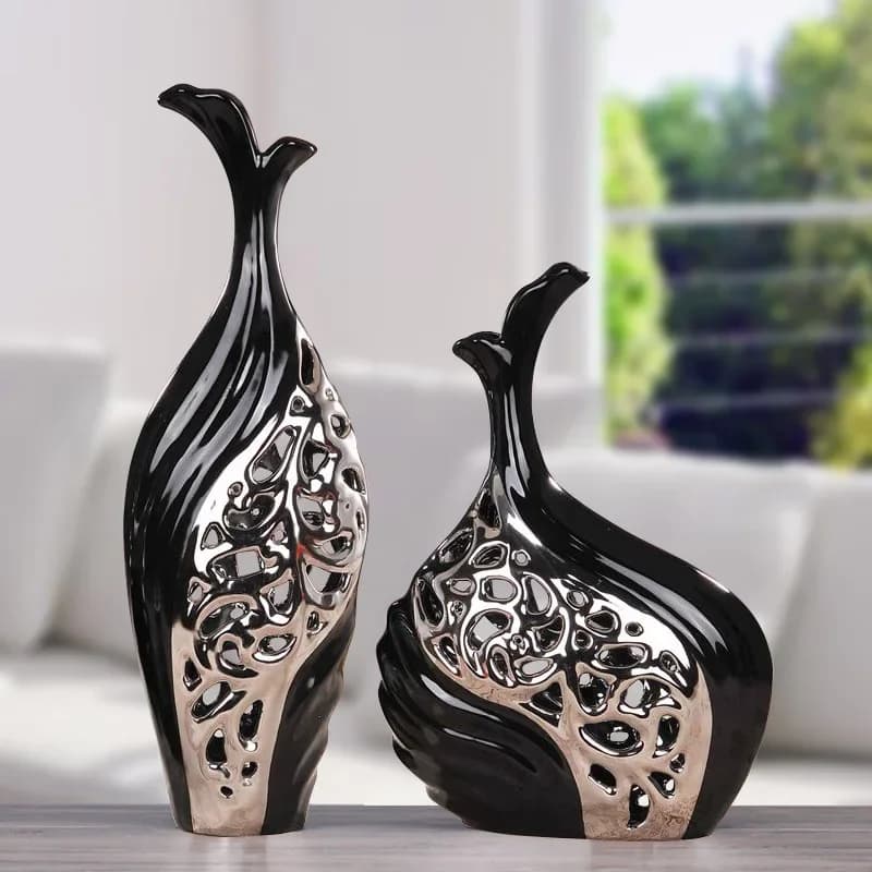 European Wedding Decor Crafts Ceramic Creative Room Decoration Handicraft Porcelain Figurines Decorations