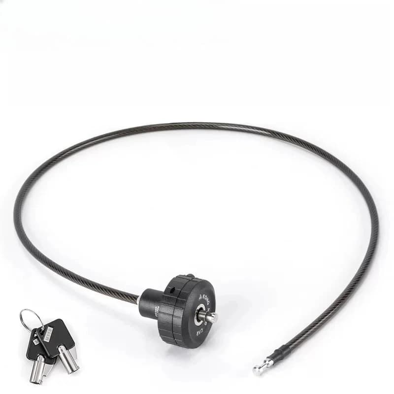 Mountain Bike Lock Magnetic Concealed Cable Lock Helmet Lock Anti-theft Riding Equipment