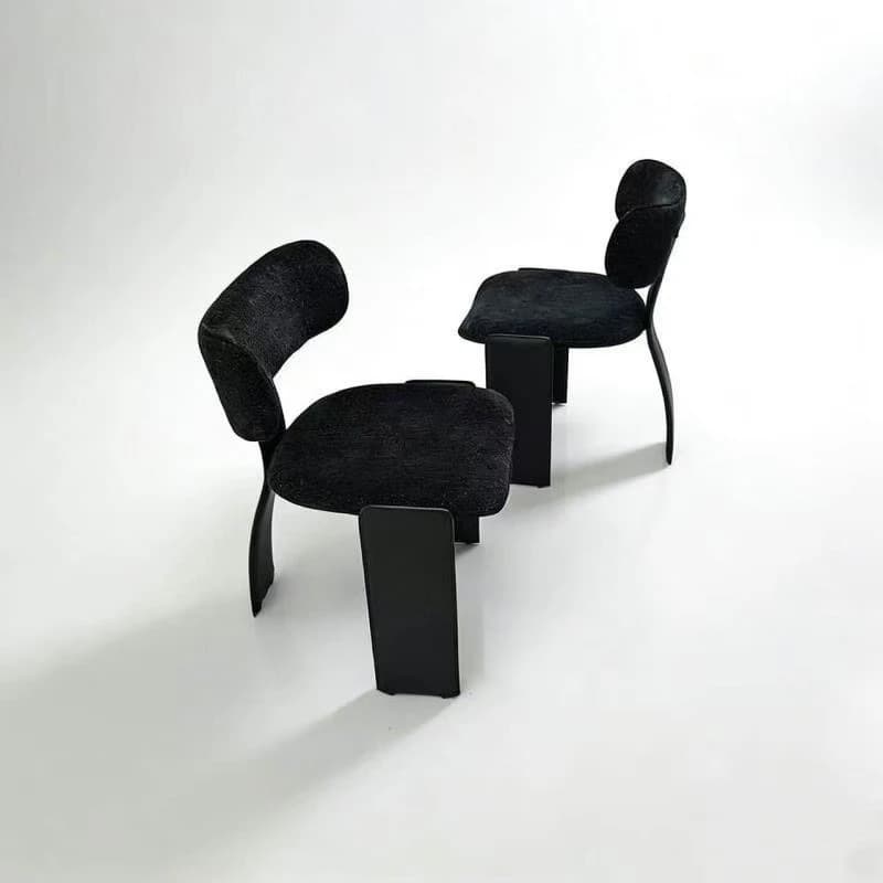Dining Chair Saddle Leather Home Living Room Chair Desk Meeting Chair