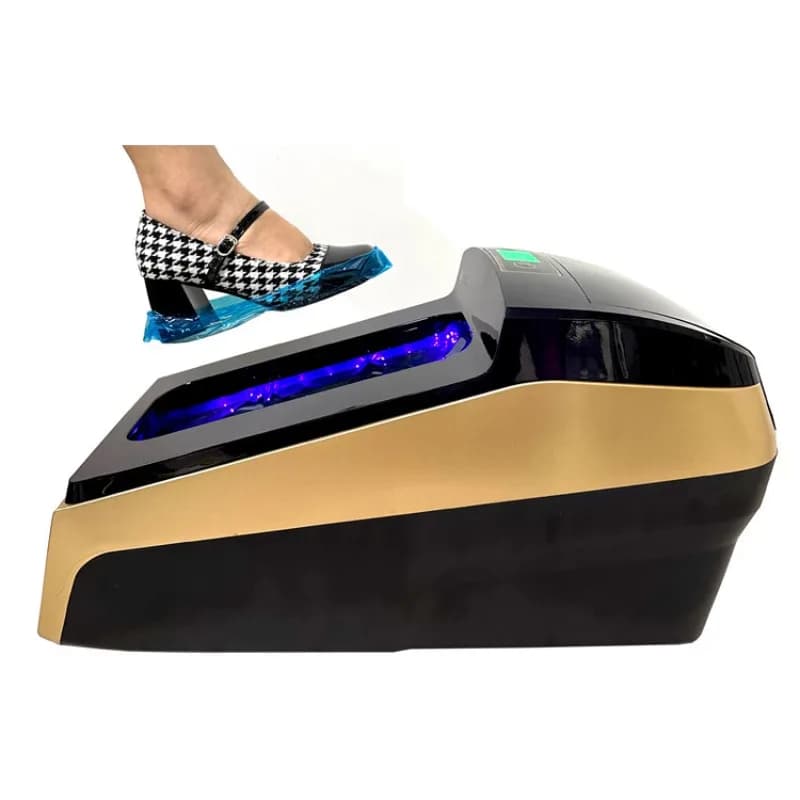 room office model room smart shoe cover laminating machine cross-border Amazon automatic heat shrinkable film shoe cover machine