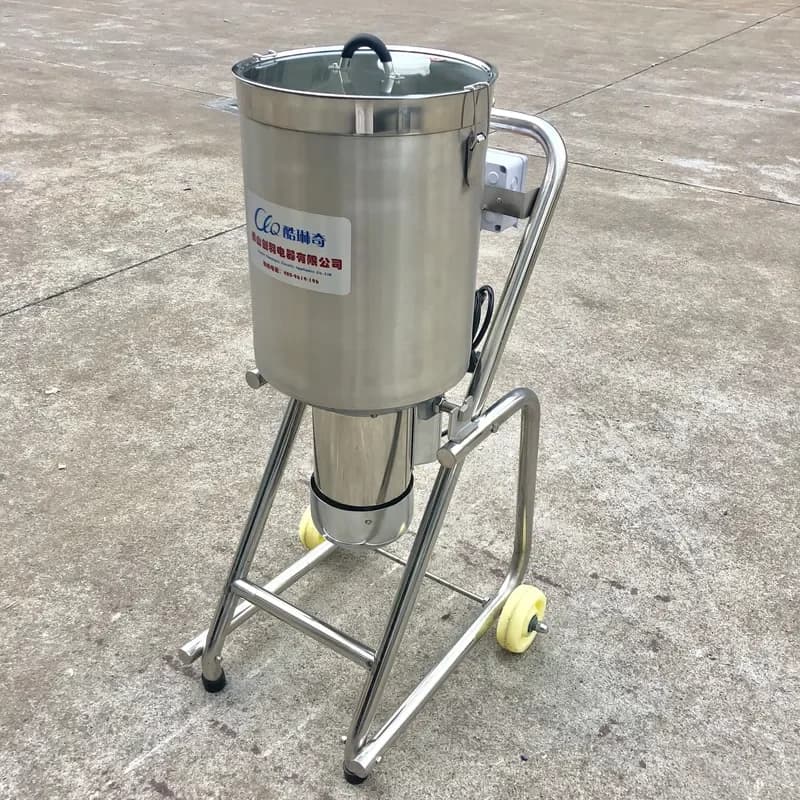 Commercial 32L Electric Vegetable Fruit Puree Machine 1800W Stainless Steel Garlic Ginger Paste Beater New High Productivity