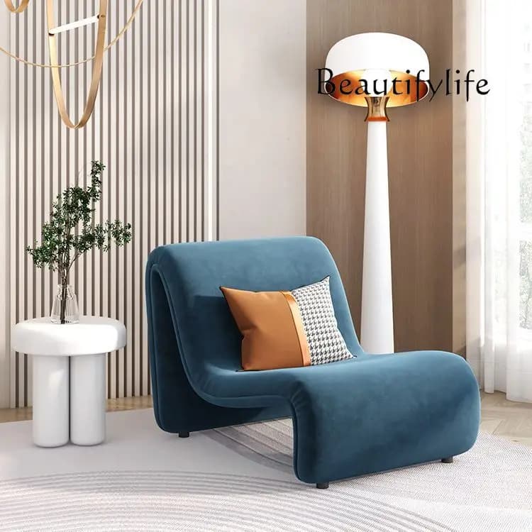 Nordic modern single sofa chair Italian light luxury living room balcony designer personality creative special shape