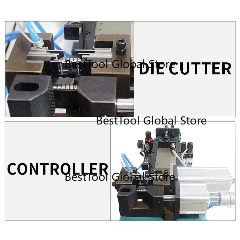 Semi-Automatic Pneumatic Cable Stripping Machine 50MM/100MM 220V Compact Wire Stripper for Cable Recycling