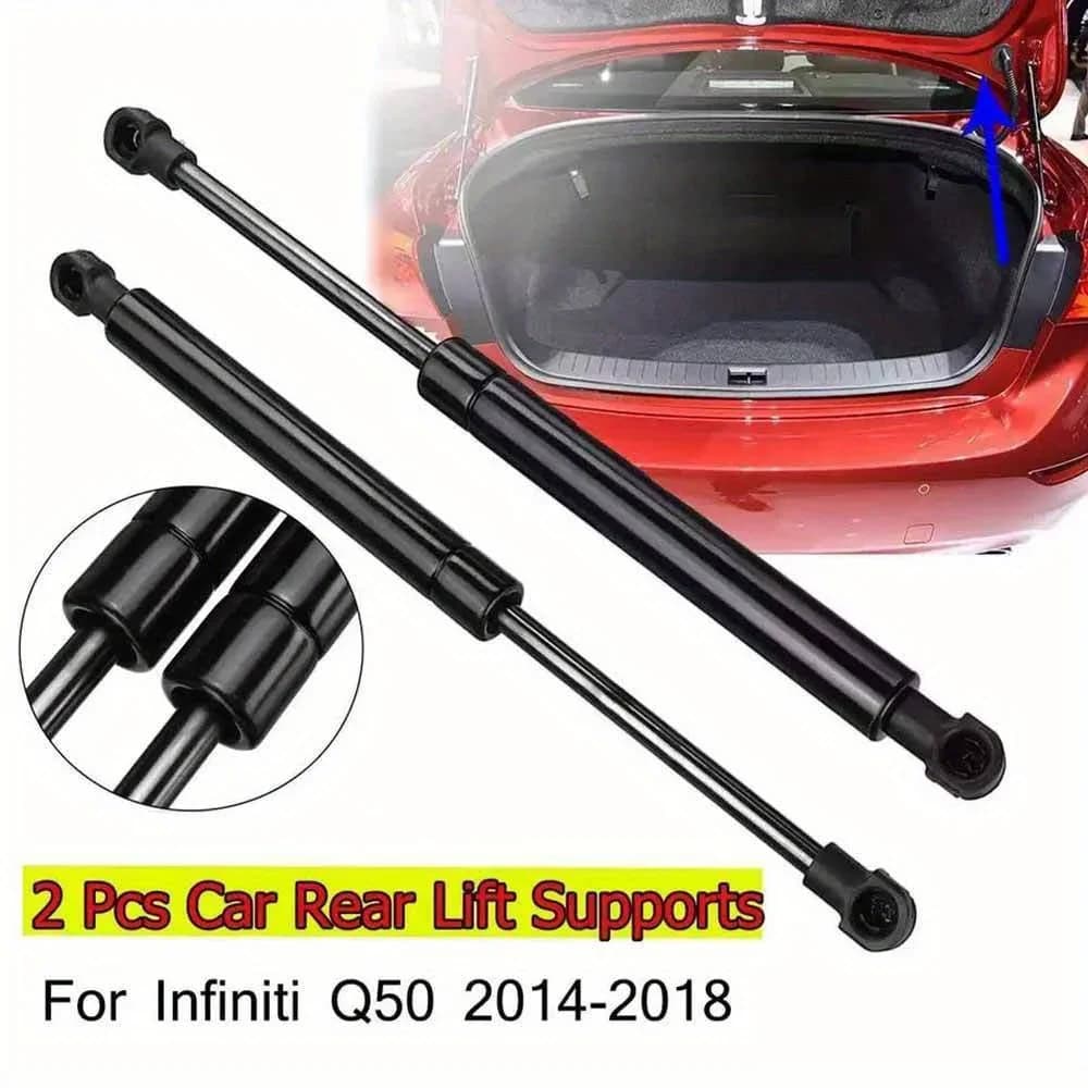 2 PCS Suitable for Infiniti Q50 2014-2018 Car Trunk Gas Spring Support Rod Hydraulic Rod