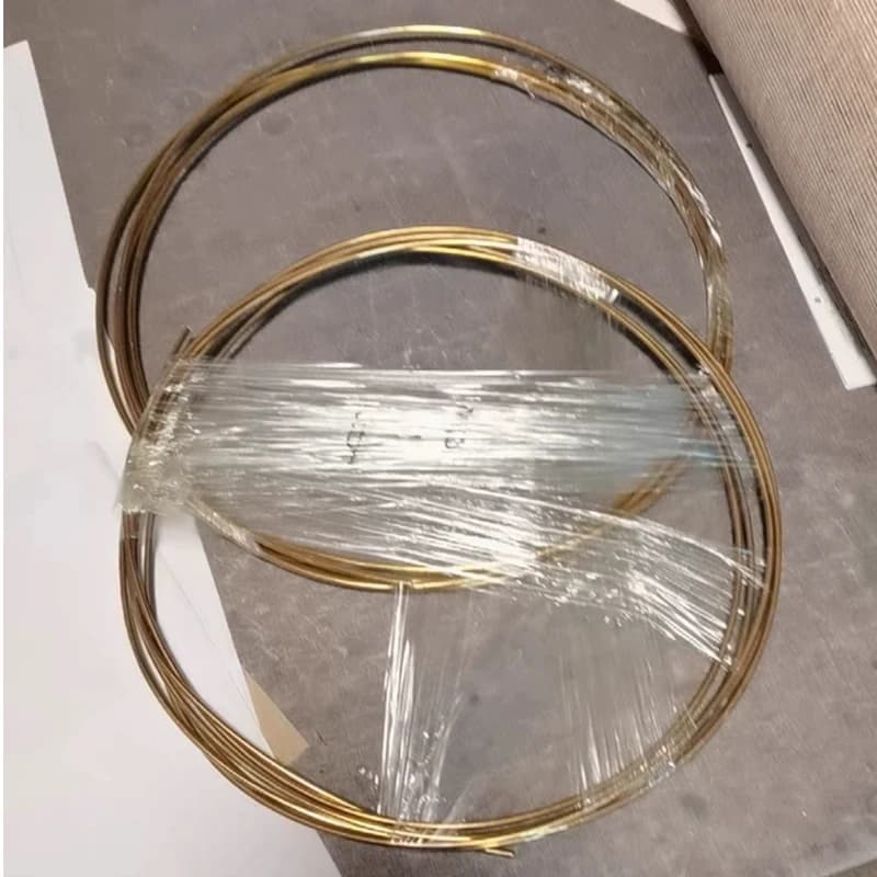 50cm 0.8-8.5mm H62 Brass Wire Solid Brass Rod Bare Copper Round Wire for Electronics Craft Modeling Industrial Parts