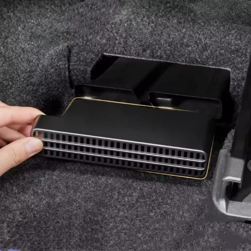 Car Under Back Seat AC Heat Floor Air Conditioner Outlet Grid Cover Air Outlet Cover For Toyota RAV4 XA60 2026-2027 Accessories