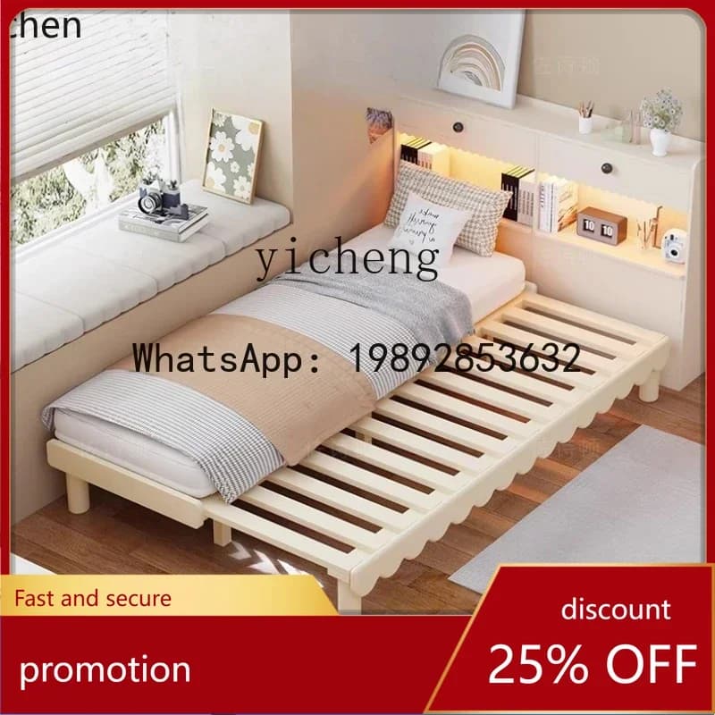 HT  folding dual-purpose living room single bed that does not take up space