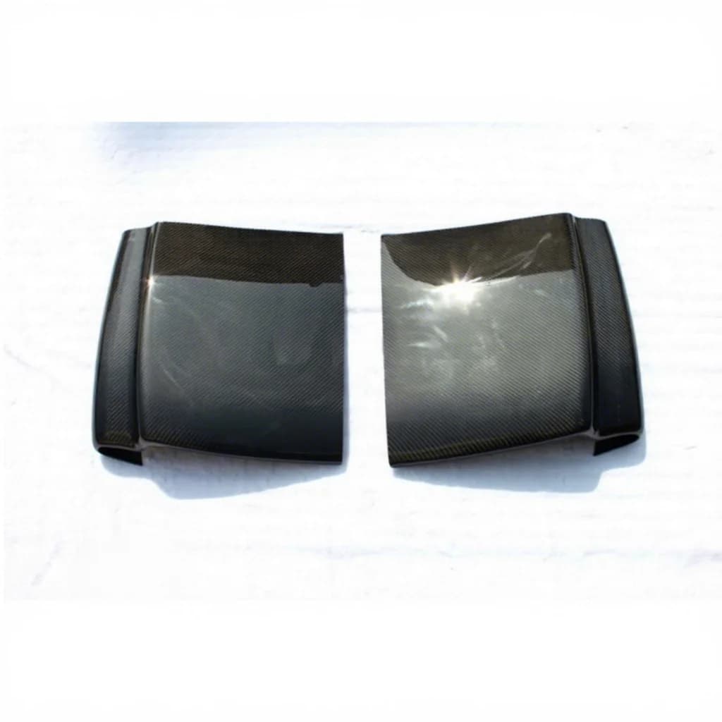 Universal Carbon Fiber Rear Bumper Side Diffuser Fit for All Models VS Style Rear Bumper Side Diffuser