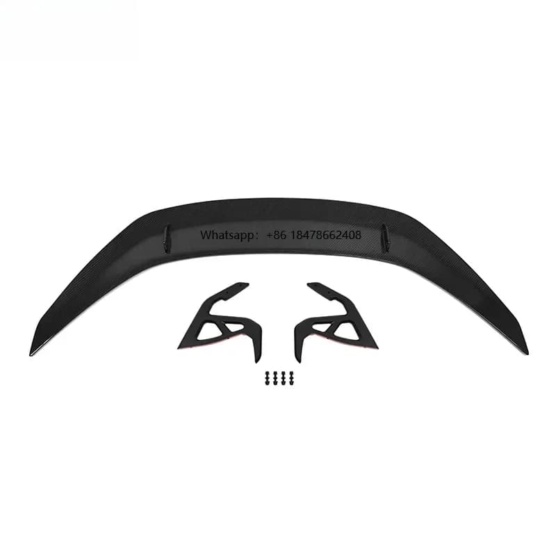 A Style Rear Spoiler Dry Carbon Fiber Fixed Wing Rear Spoiler Car Modification Decoration for  M4 G82